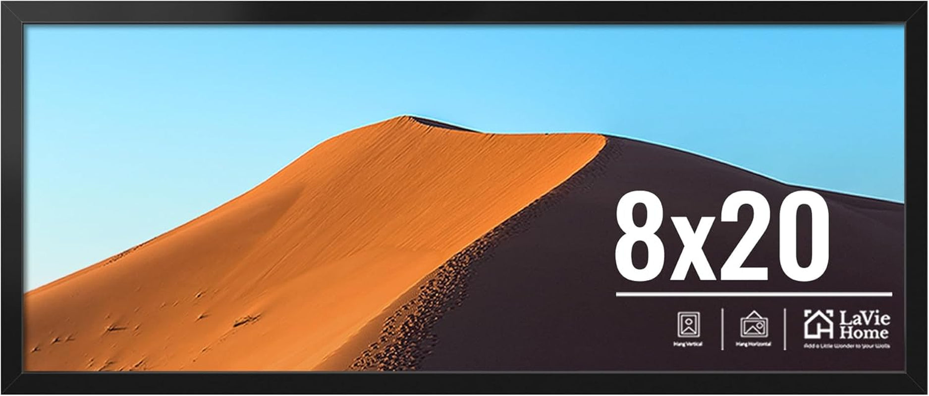 11x14 Black Picture Frame – Wall Display Classic Collection