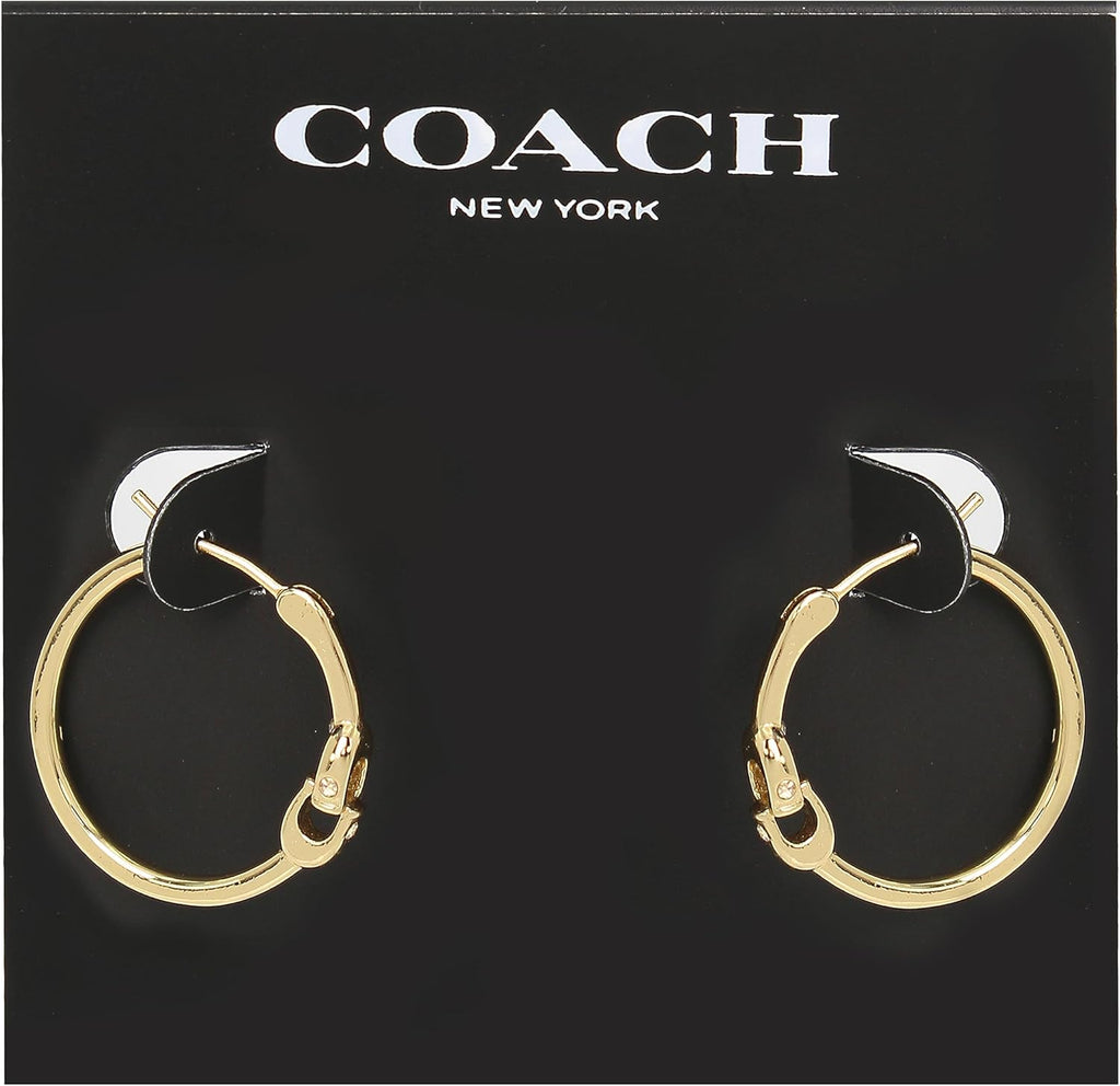 COACH Women'S Signature Hoop Earrings