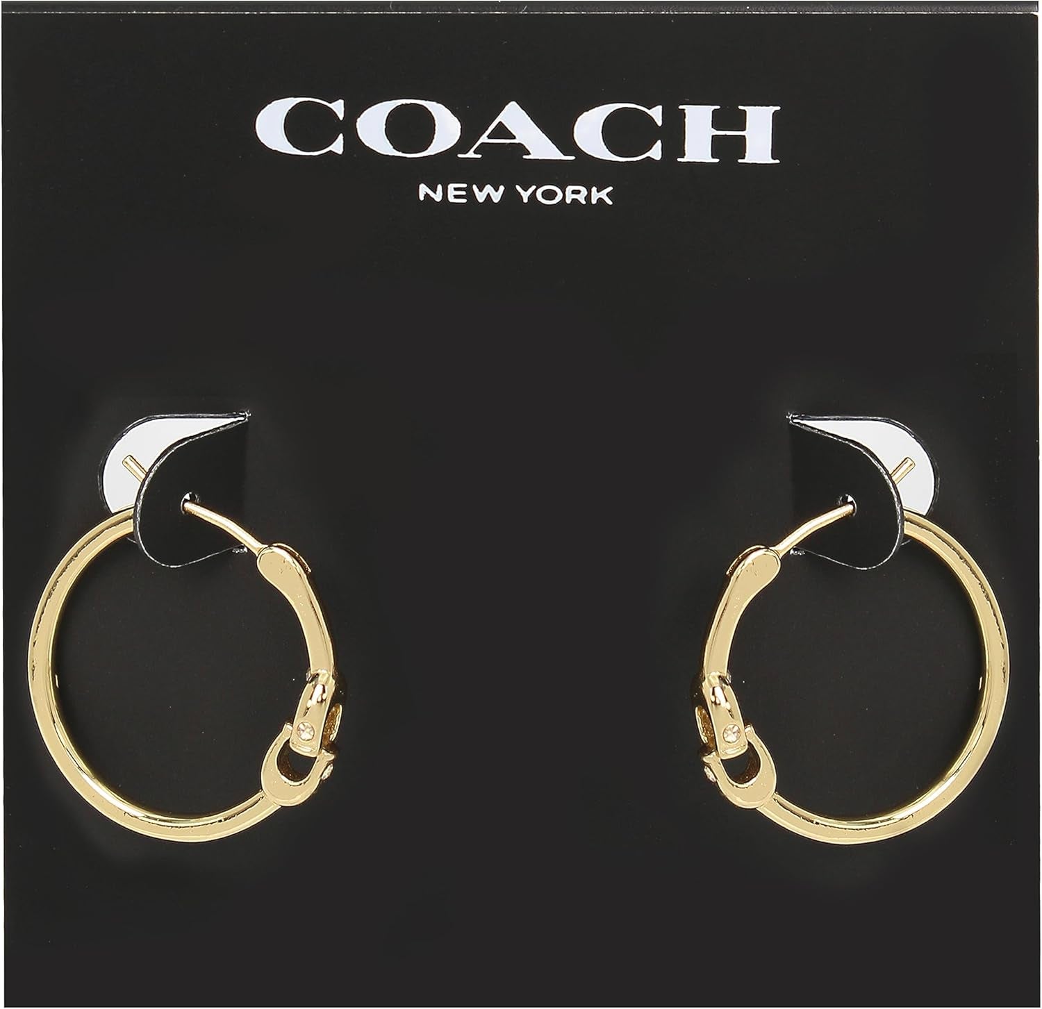 COACH Women'S Signature Hoop Earrings