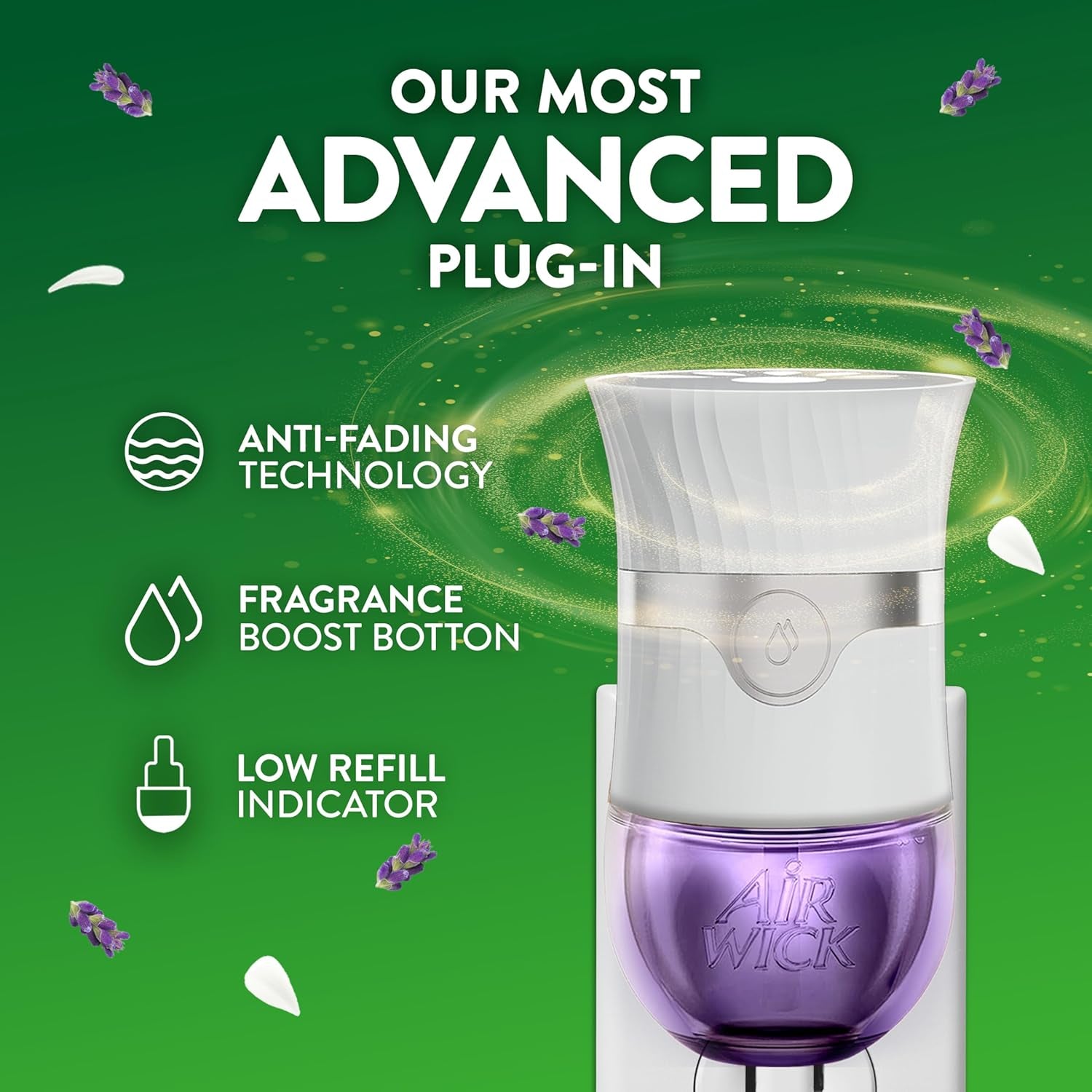 Plug in Scented Oil Refill, 10Ct, Lavender & Chamomile, Air Freshener, Essential Oils, Eco Friendly