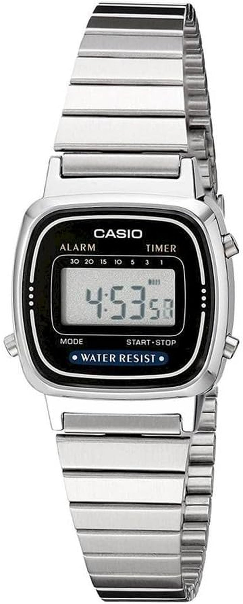 LF20W G-Shock Series | Unisex Digital Watch | Black | WR | 1/100 SEC Stopwatch | World Time | LED Light | Full Auto Calendar | Regular Time Keeping (HR, Min, SEC, PM, Date, Day) | 3 Year Battery