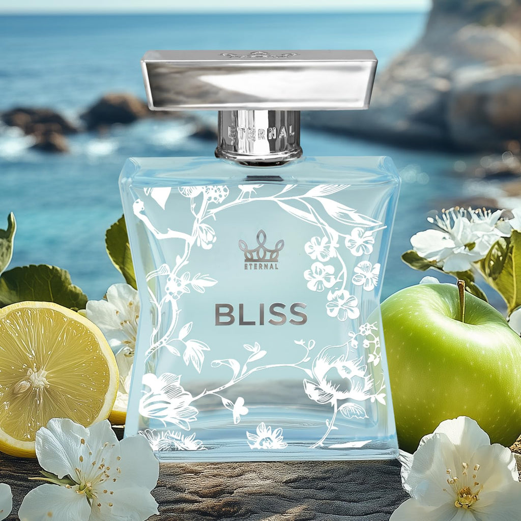 Eternal Bliss - Inspired by Designer Citrus Green Apple Perfume - 3.4 Oz (100Ml) - EDP - Long-Lasting - Vegan - Clean Ingredients - Perfume Spray for Women - 2000 Sprays per Bottle