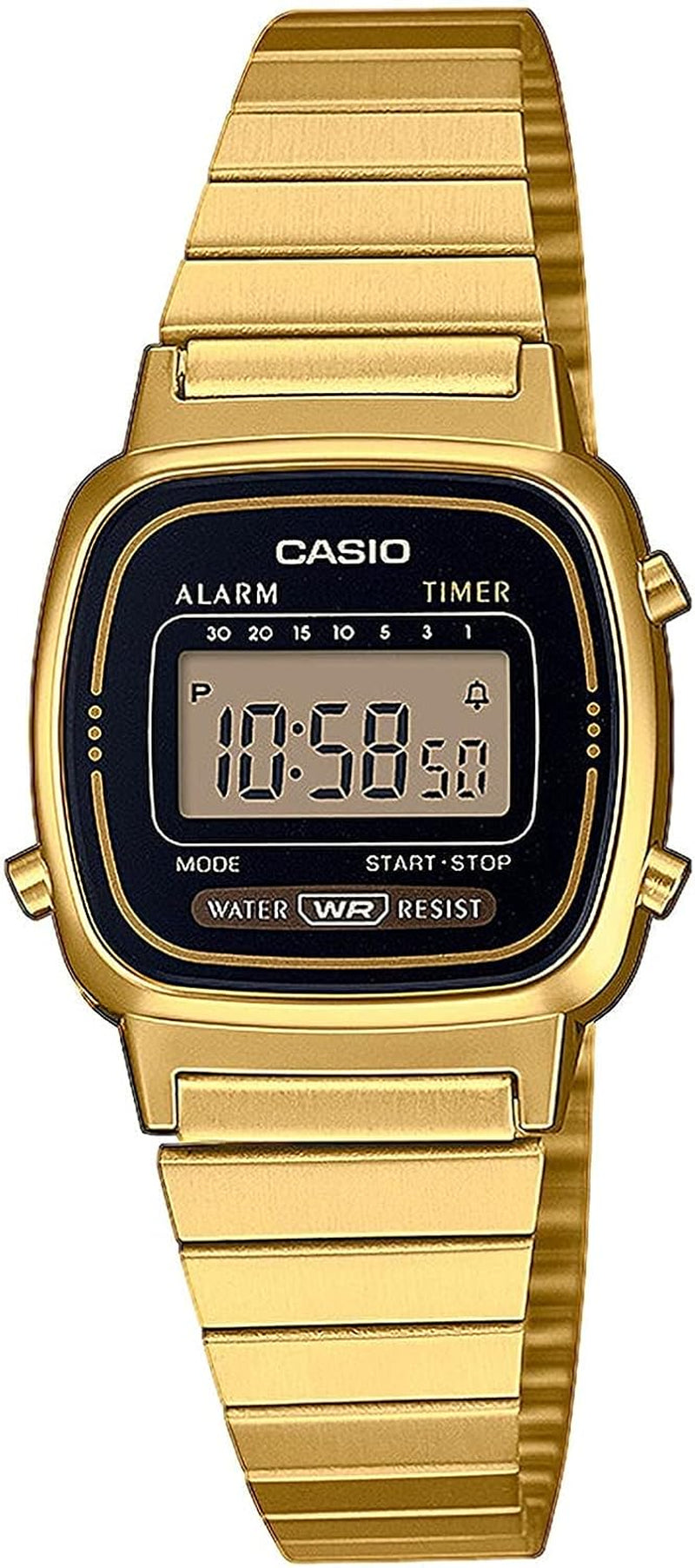 LF20W G-Shock Series | Unisex Digital Watch | Black | WR | 1/100 SEC Stopwatch | World Time | LED Light | Full Auto Calendar | Regular Time Keeping (HR, Min, SEC, PM, Date, Day) | 3 Year Battery