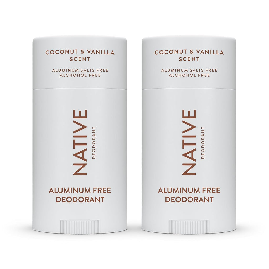 Deodorant Contains Naturally Derived Ingredients, 72 Hour Odor Control, Deodorant for Women and Men, Aluminum Free, Unscented 2.65Oz