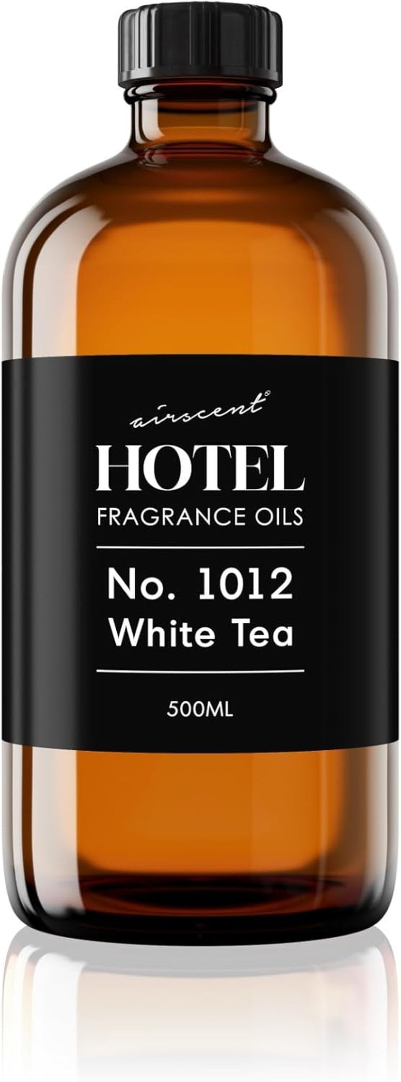 Airscent Hotel Diffuser Oil No. 1012 Inspired by the White Tea Hotel Scent - Premium Fragrance Oil for Ultrasonic and Waterless Diffusers and Crafting - 10 Ml, 0.34 Fl Oz Glass Dropper Bottle