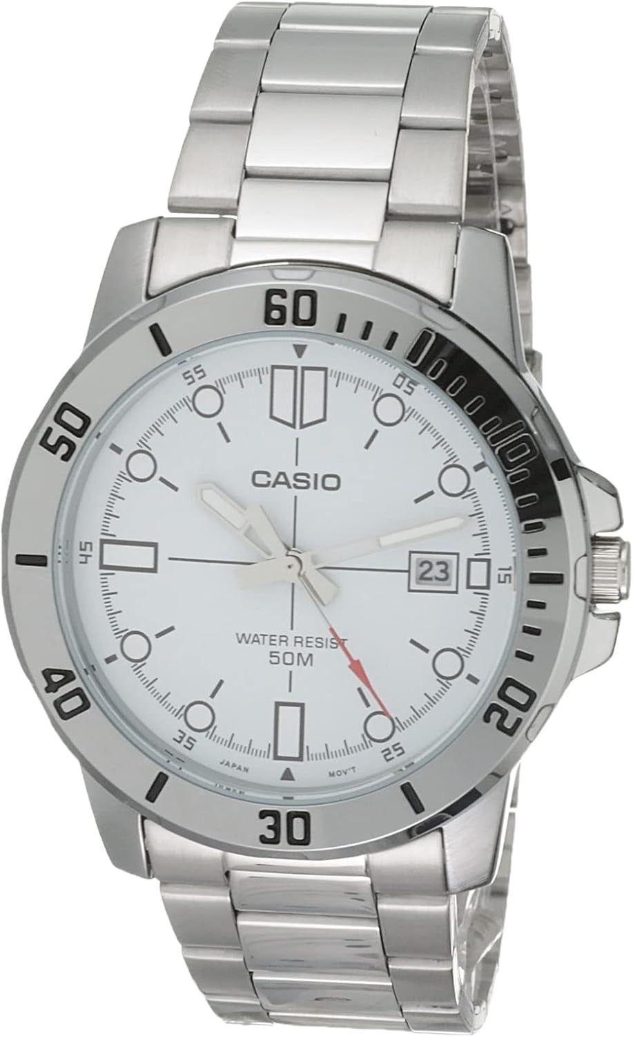 Men'S Diver Style Stainless Steel Watch
