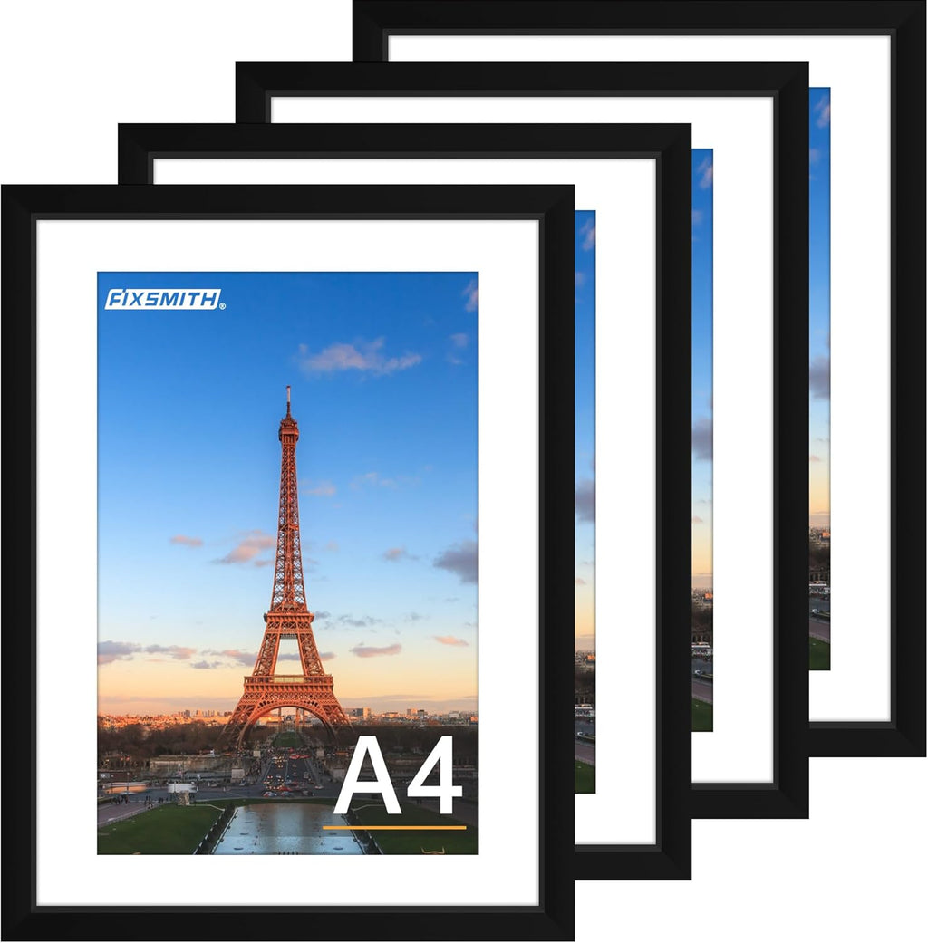 8x10 Picture Frames Set of 2 – Black Wall or Tabletop Display