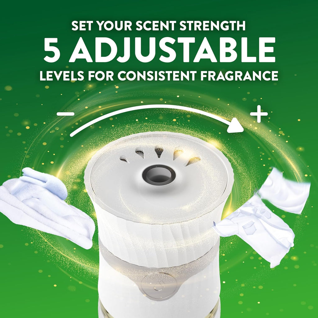 Plug in Scented Oil Refill, 10Ct, Fresh Linen, Air Freshener, Essential Oils, Eco Friendly Pack