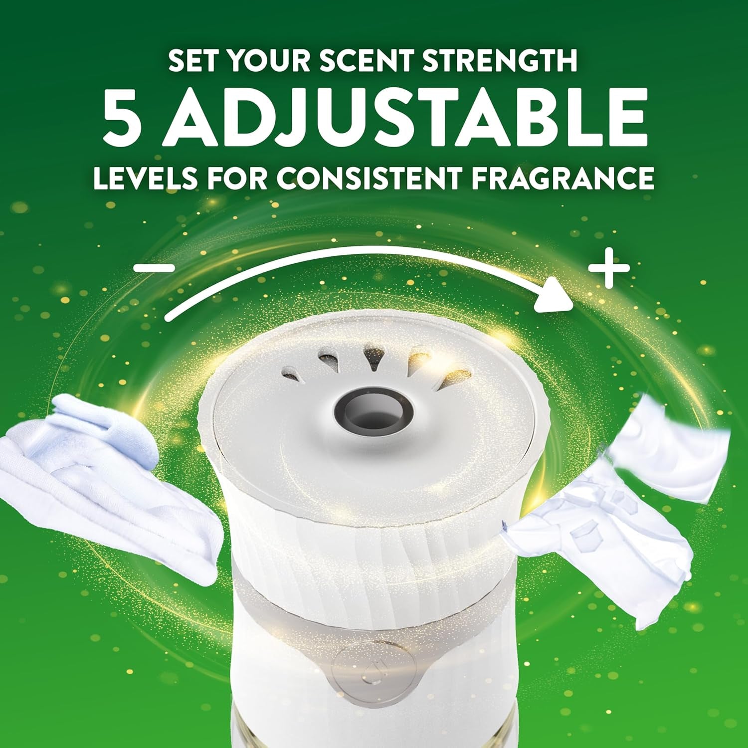 Plug in Scented Oil Refill, 10Ct, Fresh Linen, Air Freshener, Essential Oils, Eco Friendly Pack