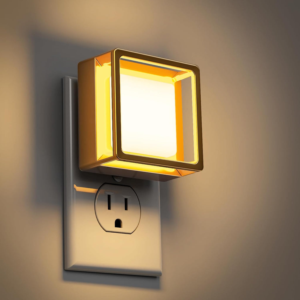 LED Night Light 2 Pack – Dusk to Dawn Sensor, Dimmable Soft White