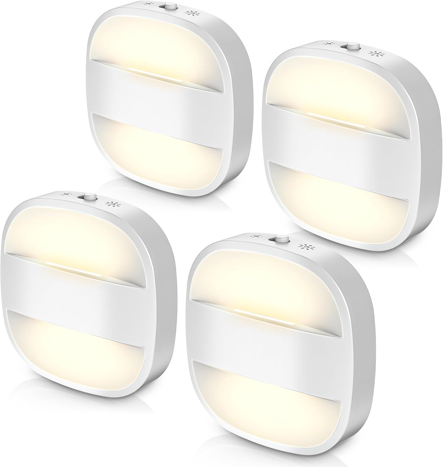 LED Night Light 2 Pack – Dusk to Dawn Sensor, Dimmable Soft White
