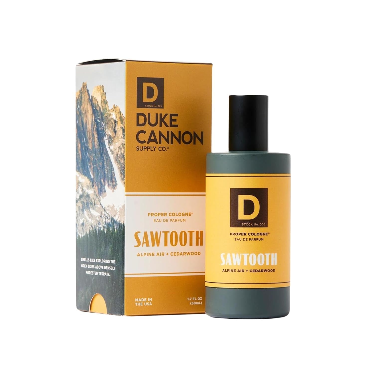 Duke Cannon Proper Cologne Seawolf | Men'S Eau De Parfum | Driftwood and Coastal Air | Subtle, Fresh Long-Lasting Scent | 1.7 Fl Oz