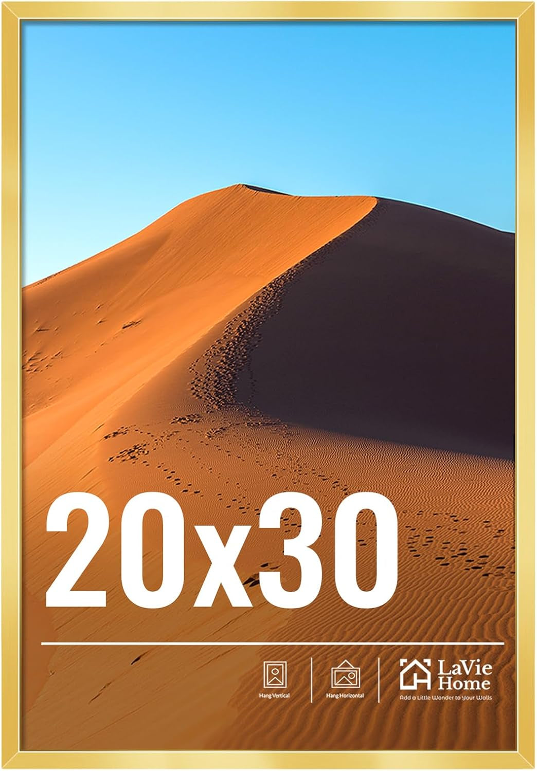 11x14 Black Picture Frame – Wall Display Classic Collection