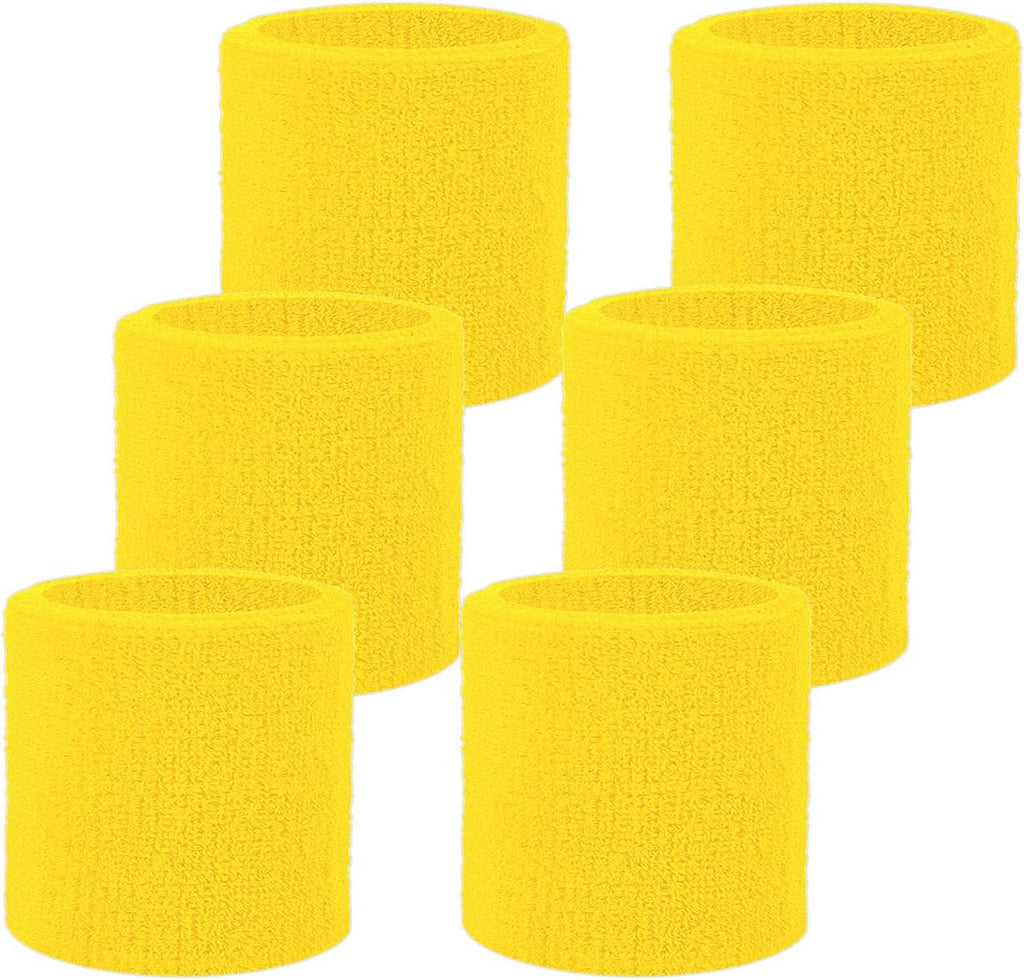 Wristbands Sweatbands for Men & Women, Breathable Tennis Wrist Bands Absorbent Sweat Band Multiuse Wristband for Basketball, Running, Gym, Working Out