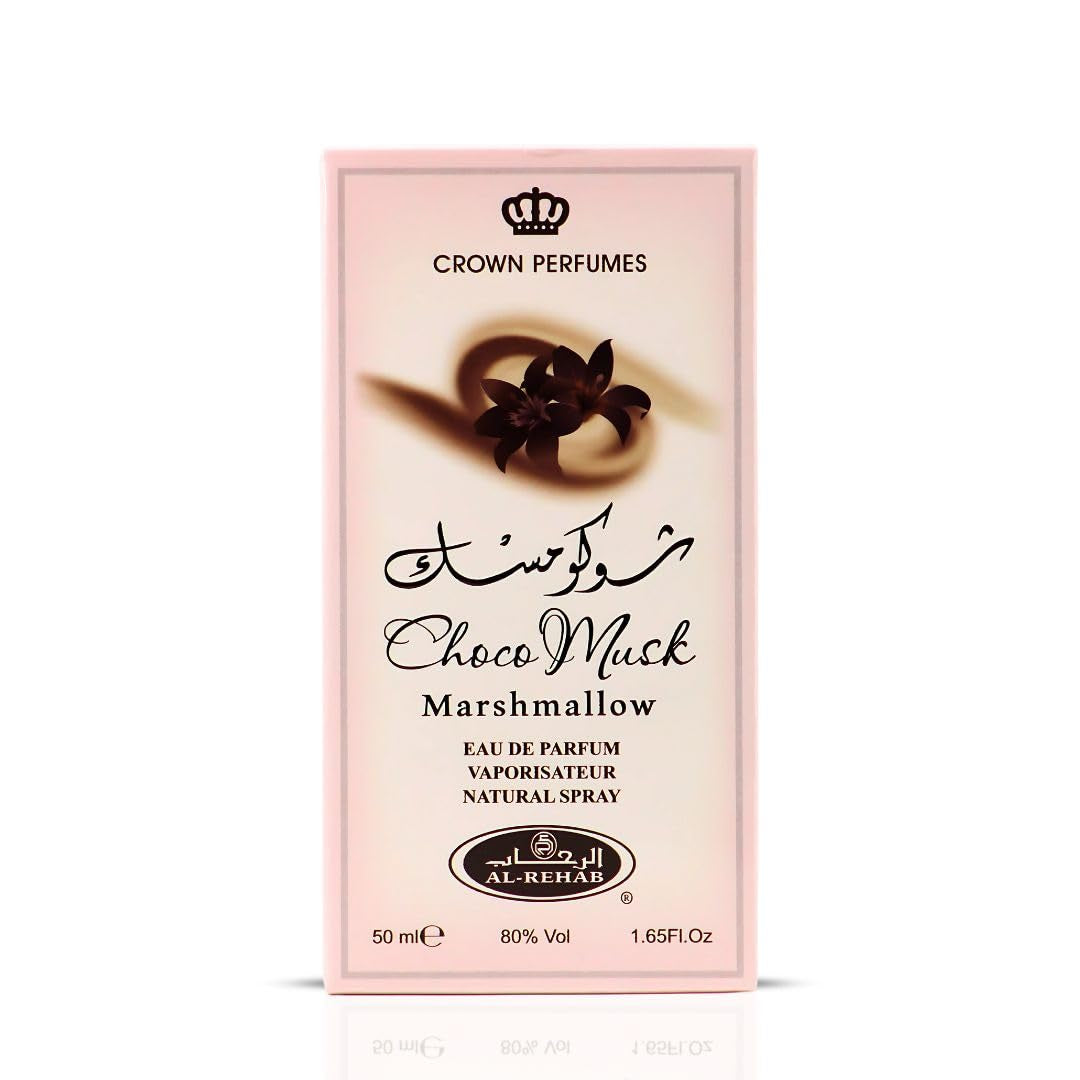 Choco Musk Marshmallow Eau De Parfum for Women - 50Ml (1.65 Oz) | Gourmand Perfume with Strawberry, Marshmallow & Cocoa | Sweet, Fluffy & Addictive | Long-Lasting Arabian Dessert Scent