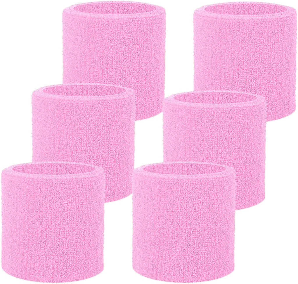 Wristbands Sweatbands for Men & Women, Breathable Tennis Wrist Bands Absorbent Sweat Band Multiuse Wristband for Basketball, Running, Gym, Working Out