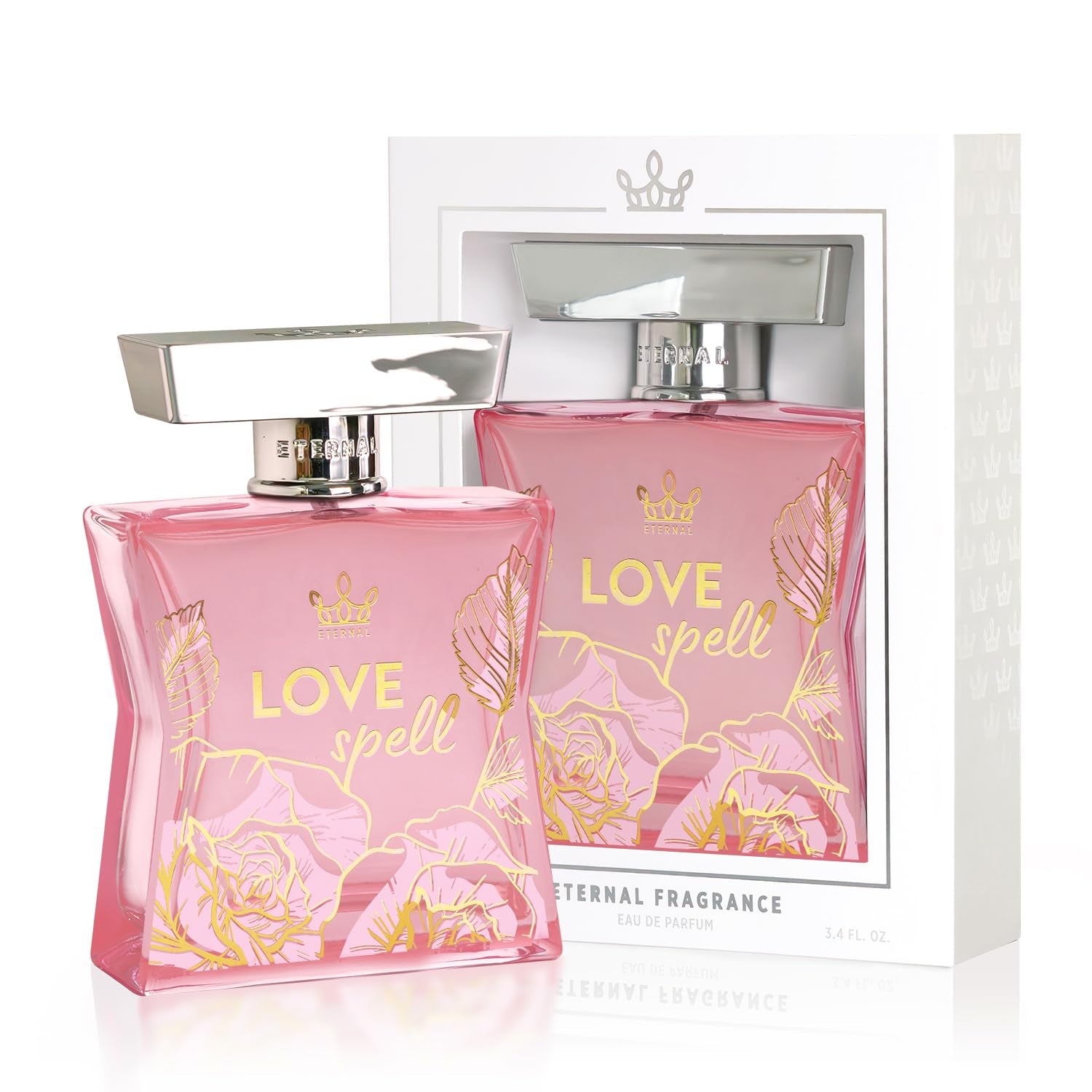 - Eternal Love Spell - Inspired by Designer Gourmand White Flowers Perfume - 3.4 Oz (100Ml) - EDP - Long-Lasting - Clean Ingredients - Perfume for Women - 2000 Sprays per Bottle