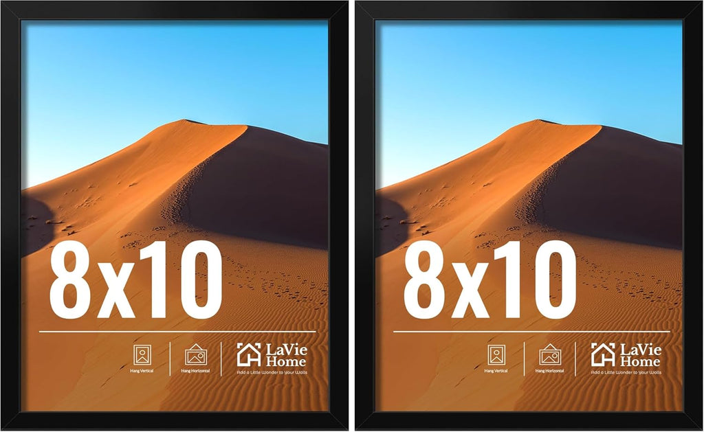 11x14 Black Picture Frame – Wall Display Classic Collection