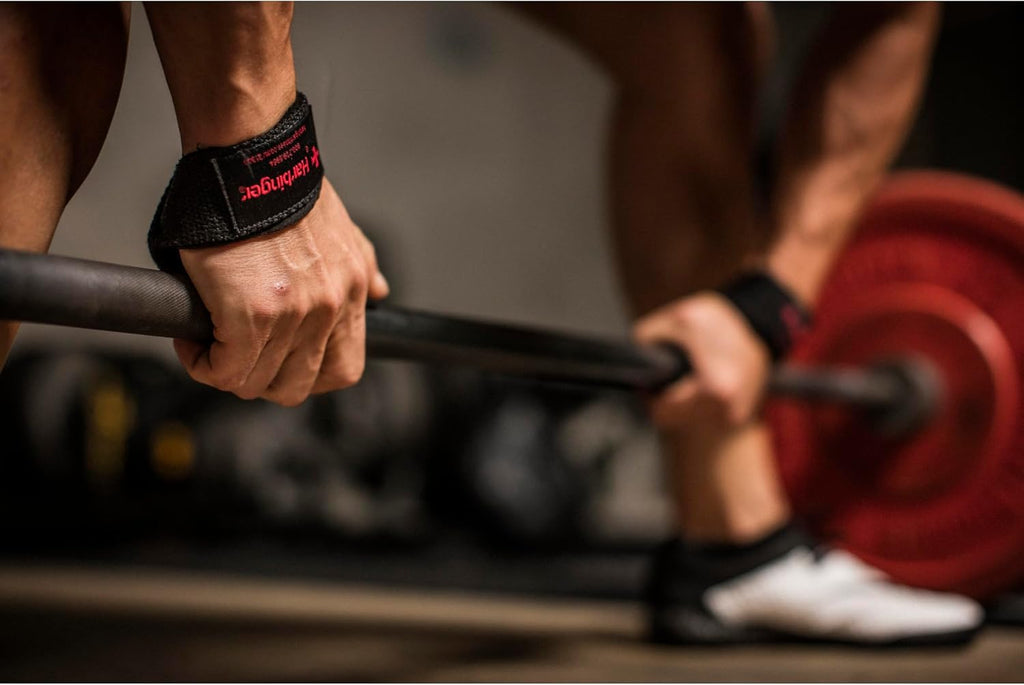 Padded Cotton Lifting Straps with Neotek Cushioned Wrist, 21.5 Inch Length, 1.5 Inch Width, Pair, Weightlifting Wrist Straps for Deadlifts and Strength Training