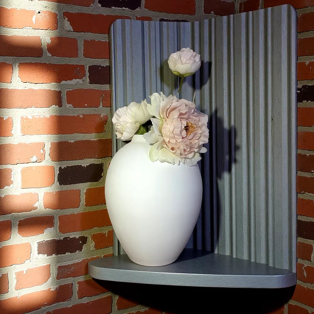 Modern Metal Vase Flower Arrangement Decoration, Dinner, Living Room, Kitchen, Bookshelf, Dining Table, Vase Decoration