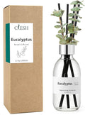 Reed Diffuser Set, 6.7 Oz Eucalyptus Scented Diffuser with Sticks, Home Fragrance Reed Diffuser for Bathroom Shelf Decor