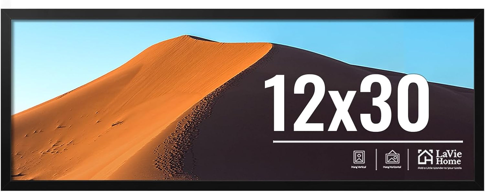 11x14 Black Picture Frame – Wall Display Classic Collection