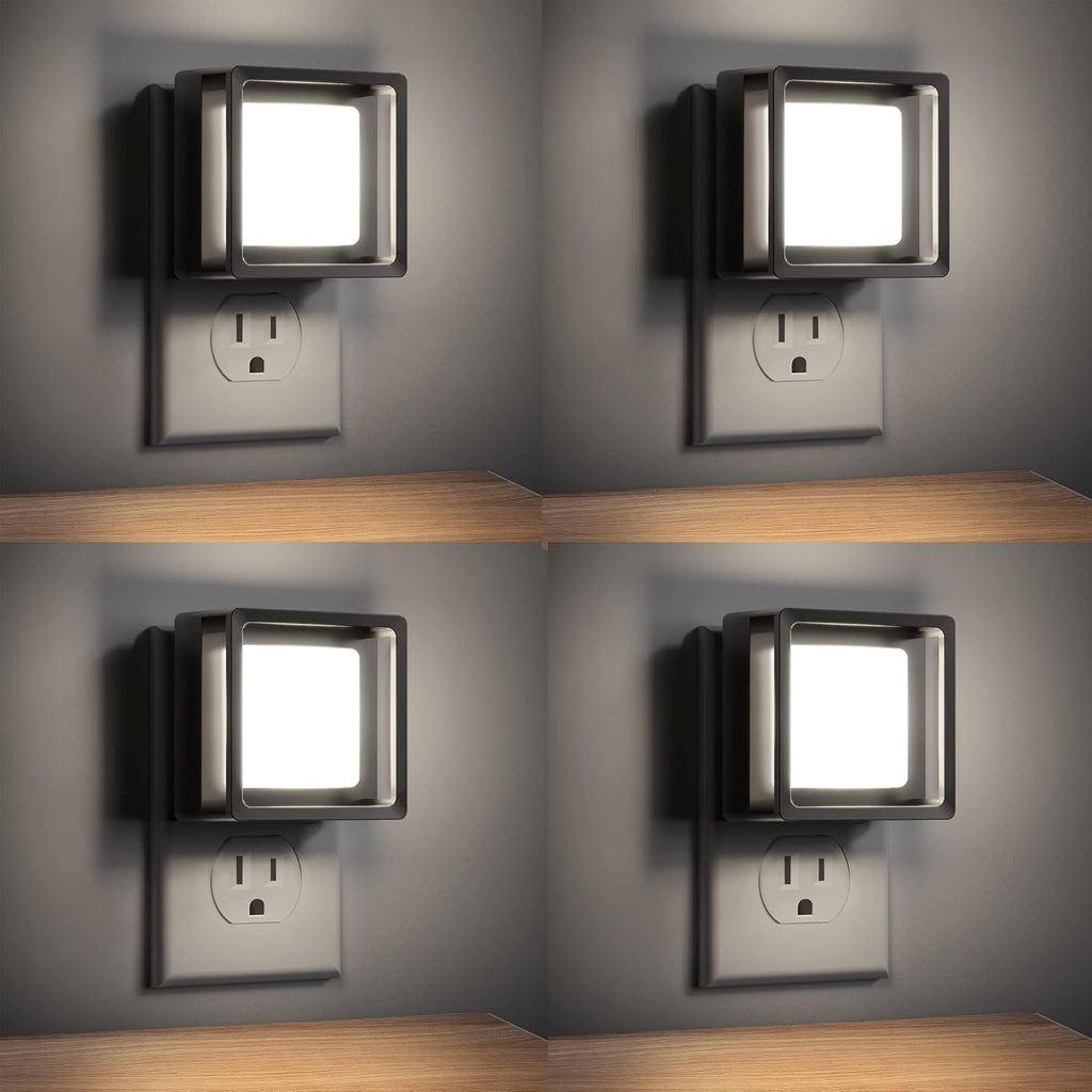 LED Night Light 2 Pack – Dusk to Dawn Sensor, Dimmable Soft White