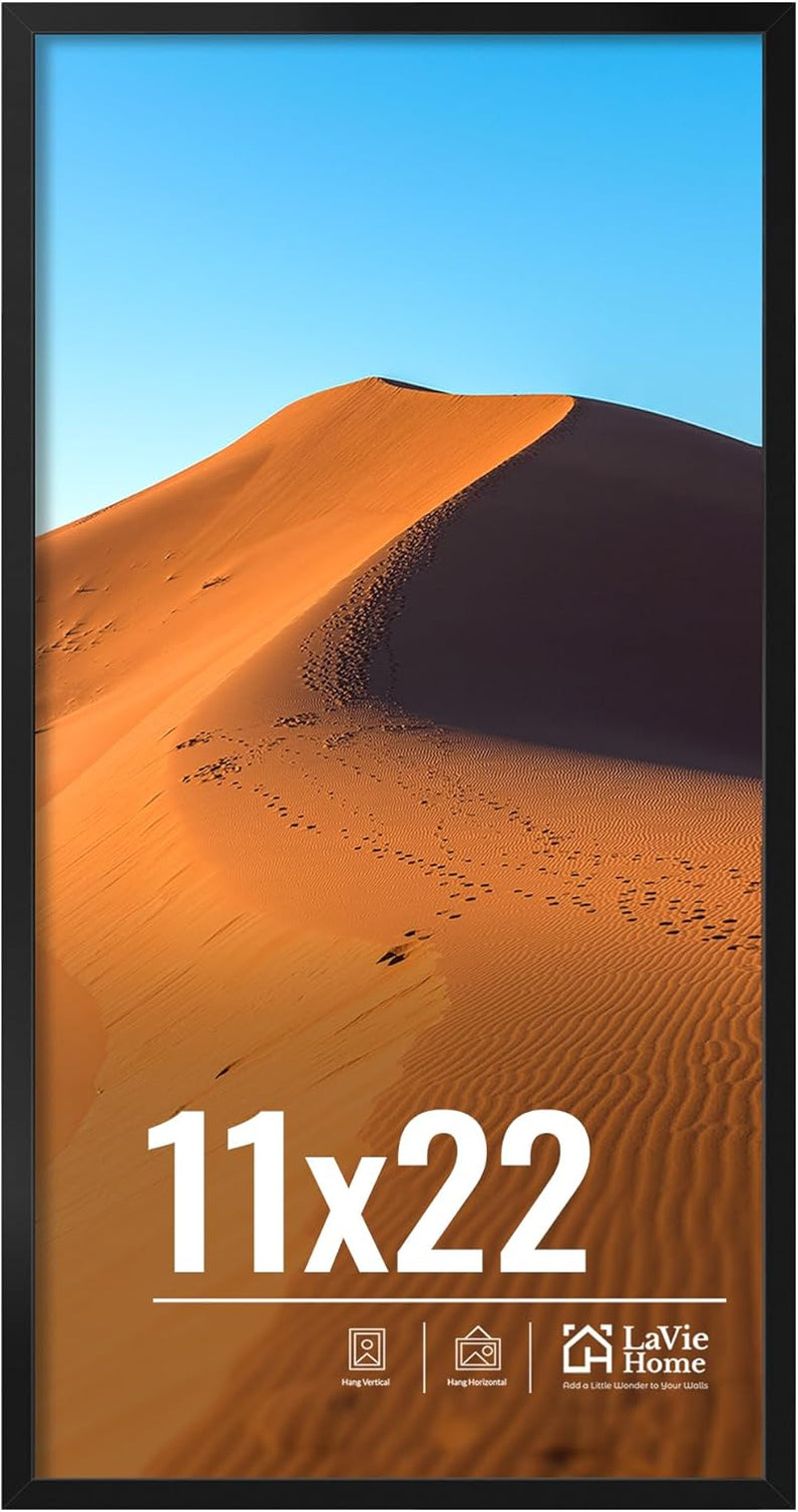 11x14 Black Picture Frame – Wall Display Classic Collection