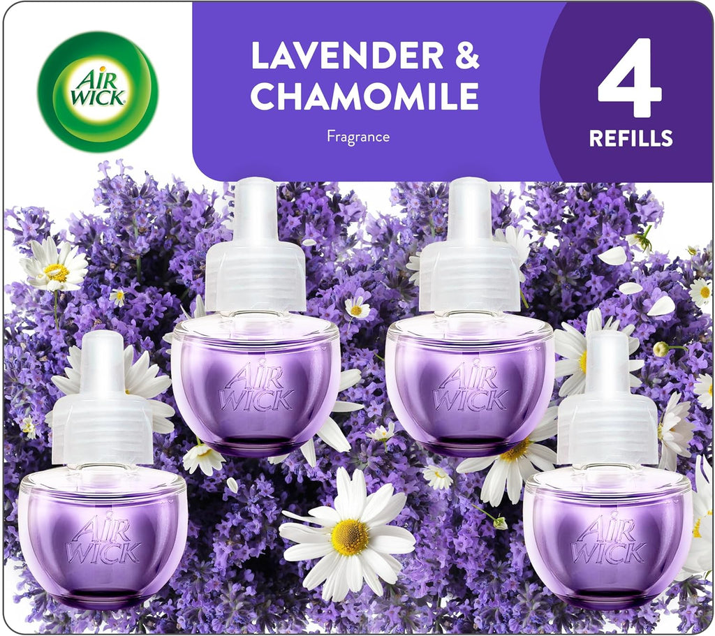 Plug in Scented Oil Refill, 10Ct, Lavender & Chamomile, Air Freshener, Essential Oils, Eco Friendly