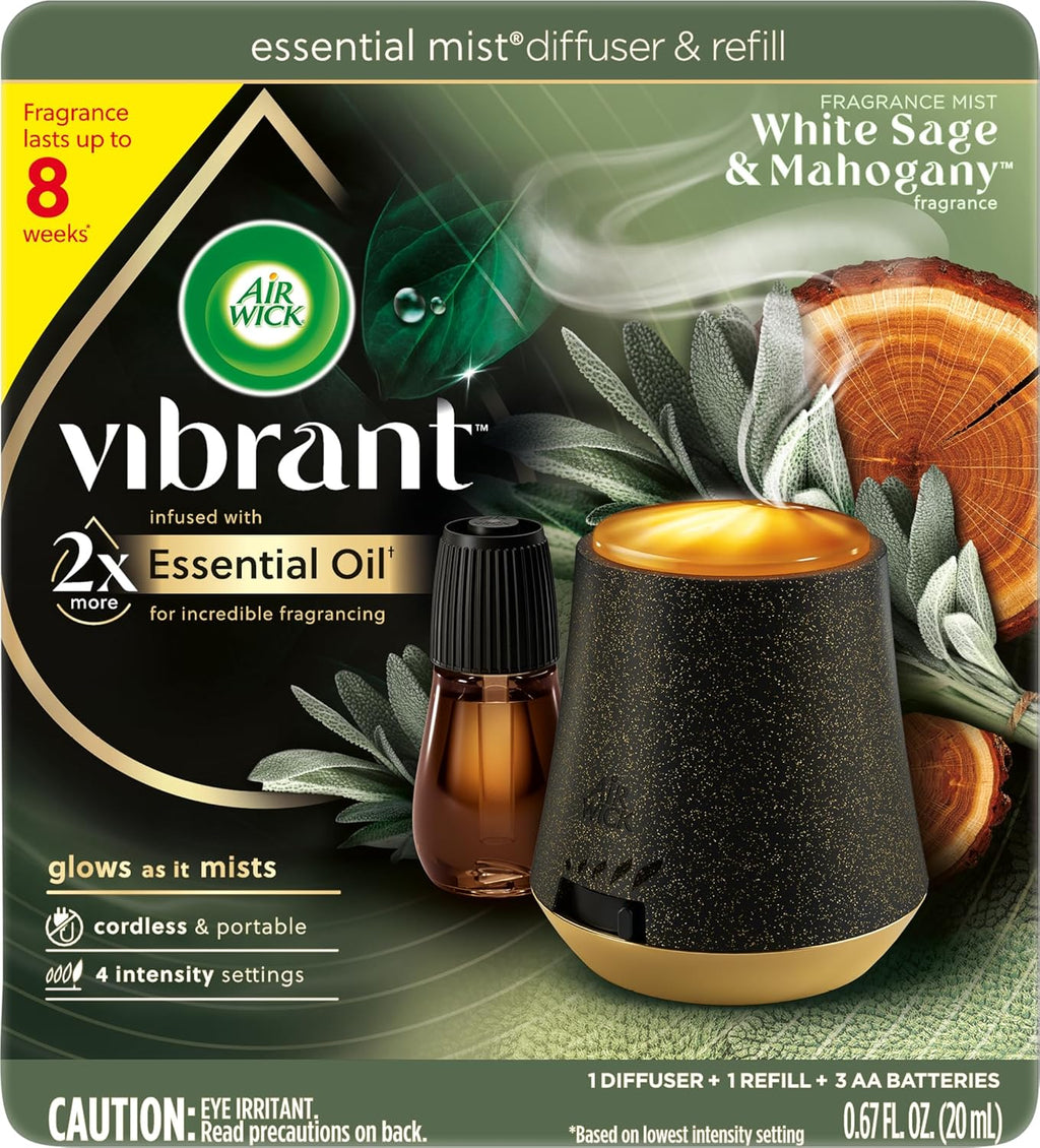 ® Essential Mist - Vibrant Starter Kit White Sage & Mahogany 3/1 Ct.