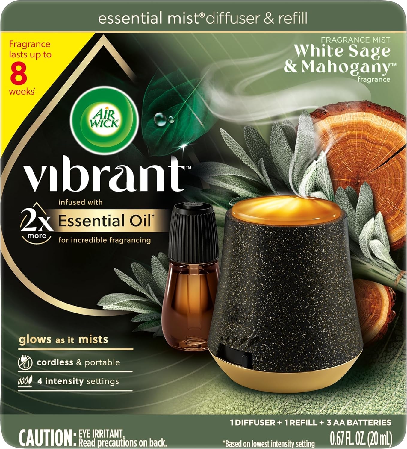 ® Essential Mist - Vibrant Starter Kit White Sage & Mahogany 3/1 Ct.