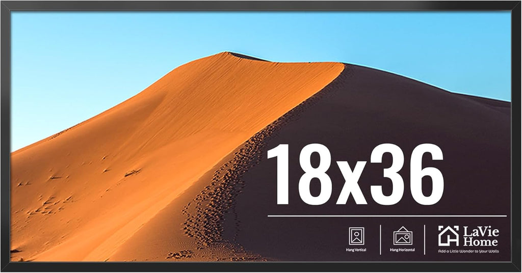 11x14 Black Picture Frame – Wall Display Classic Collection