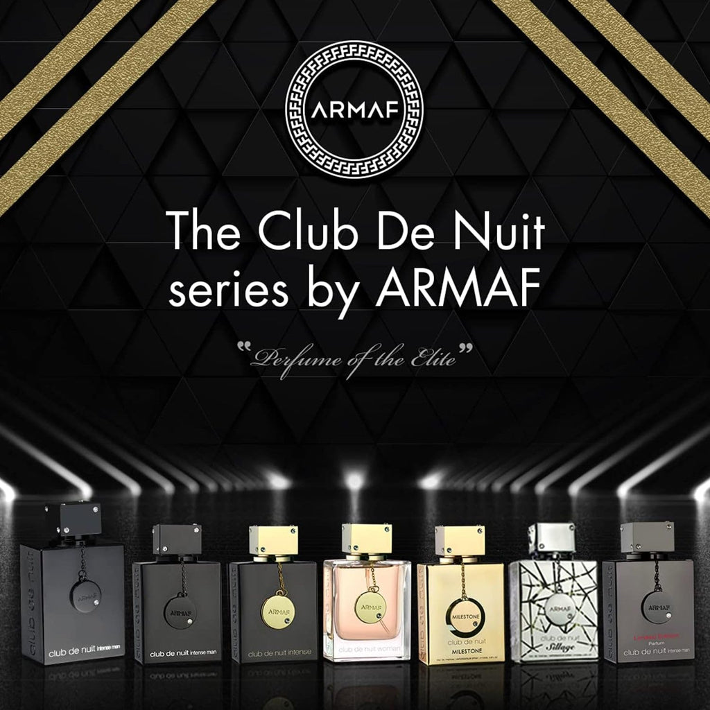 Club De Nuit Intense Man EDT Men New in Box, Black , 3.6 Fl Oz
