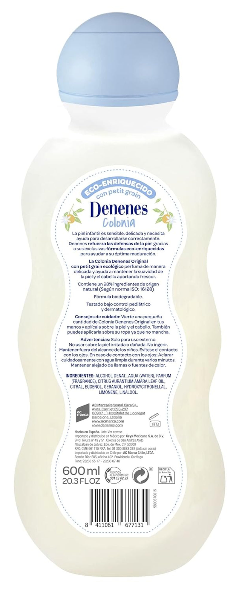 Baby Cologne 20 Oz./600Ml