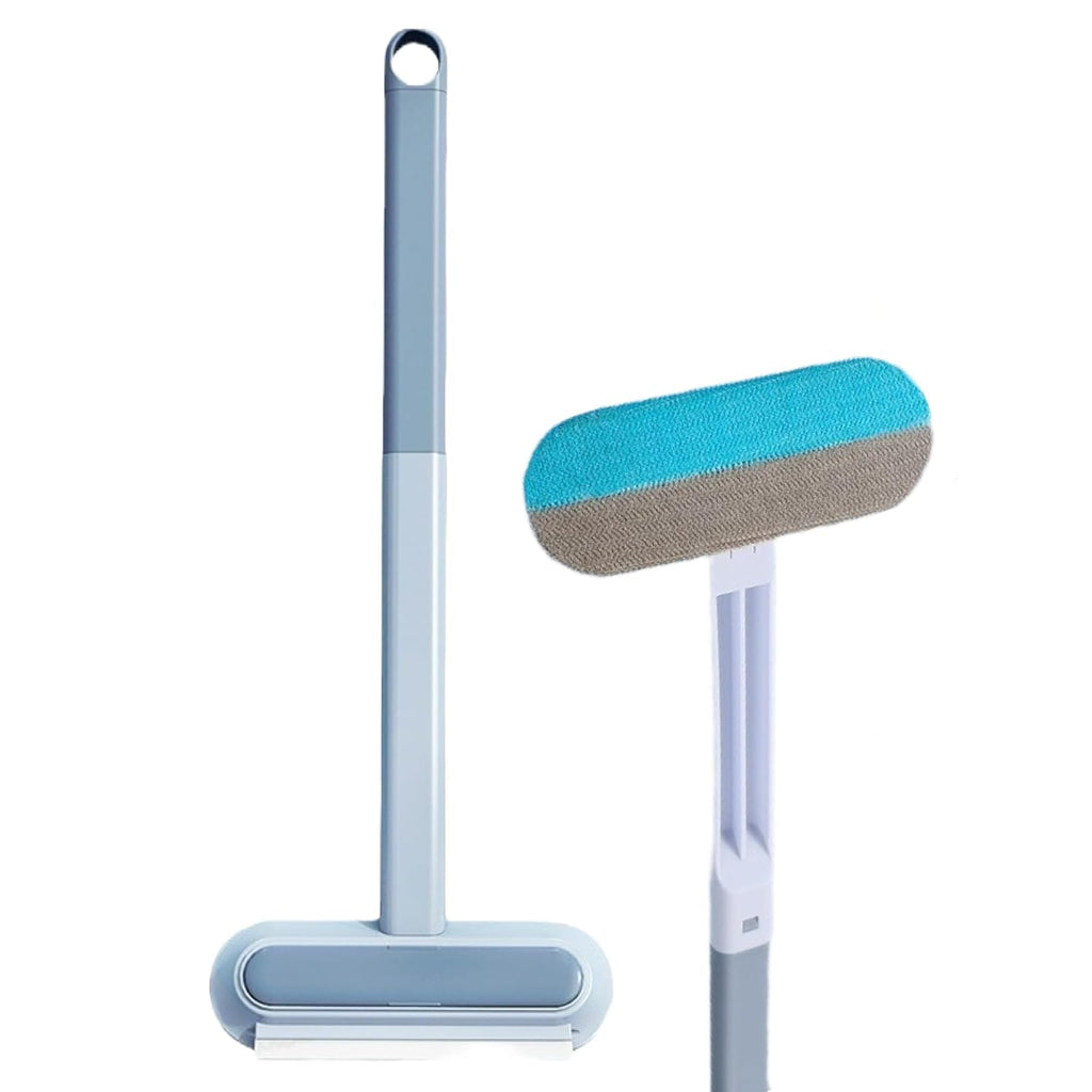 3-In-1 Pet Hair Remover Brush - Long Handle, Multifuctional Tool for Pet Hair Removal on Furniture, Carpets, and Clothing