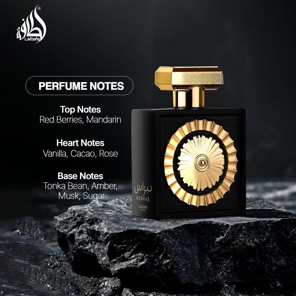 Perfumes Nebras for Unisex Eau De Parfum Spray, 3.4 Ounce
