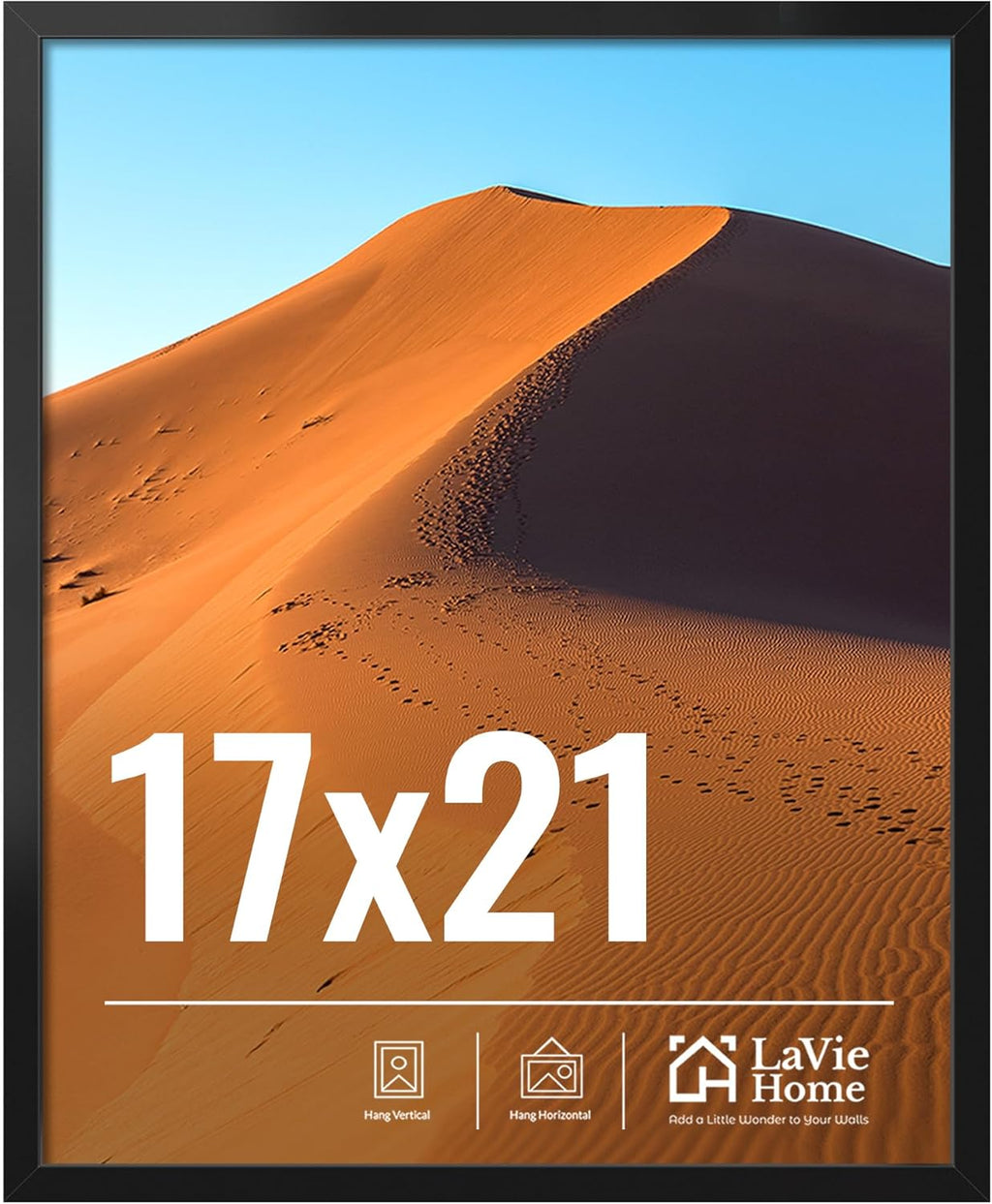 11x14 Black Picture Frame – Wall Display Classic Collection