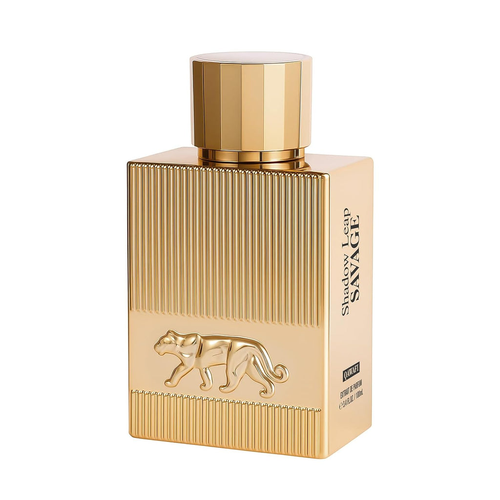 Shadow Leap - Savage Eau De Parfum Opulent & Confident | Gold Bar Vibe | Blood Mandarin/Leather, Long-Lasting Spicy Woody Citrus Perfumes for Men 100Ml 3.4 Fl. Oz
