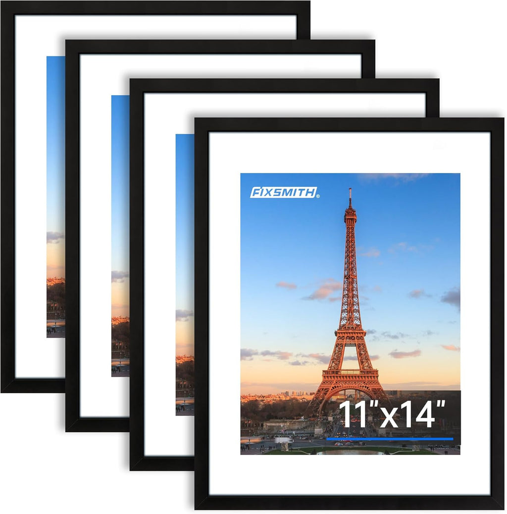 8x10 Picture Frames Set of 2 – Black Wall or Tabletop Display
