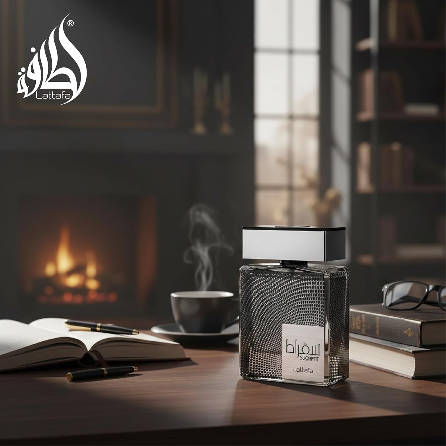 Suqraat - Fresh, Spicy, Aromatic, Woody - Eau De Parfum Long-Lasting Fragrance for Men, 3.4 Ounce / 100 Ml