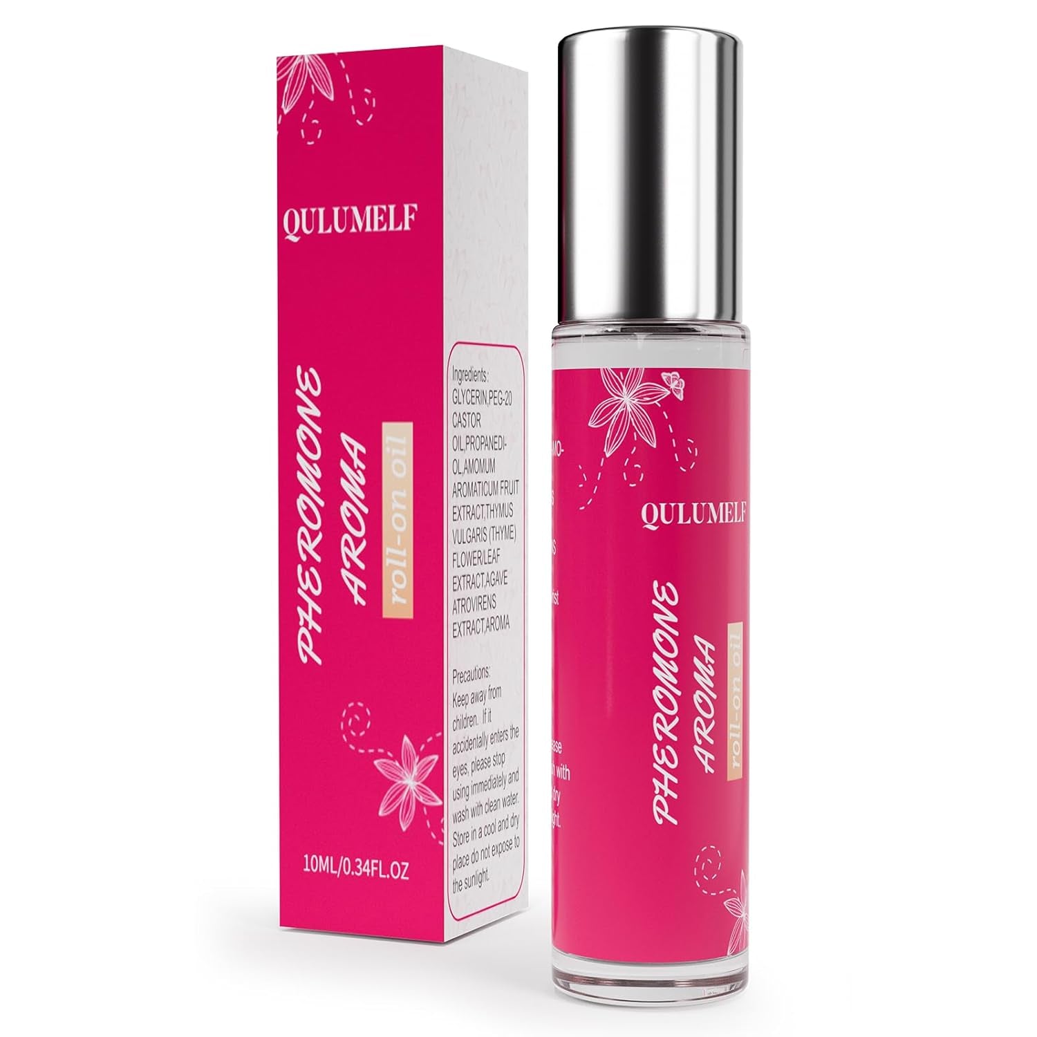 Pheromone Perfume for Women,Fragrance Pheromone Cologne Attract Men, Long Lasting Women'S Perfume, Roller Ball Design, Portable and Fruity