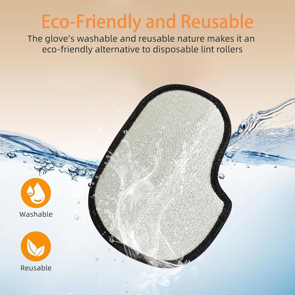 Pet Hair Removal Glove for Dogs Electrostatic Pet Gloves Hair Removal for Cats Animal Fur Grooming Mitt Reusable Magic Brush Hair Remover Tool for Carpet, Clothing, Laundry, Couch, Car Seat