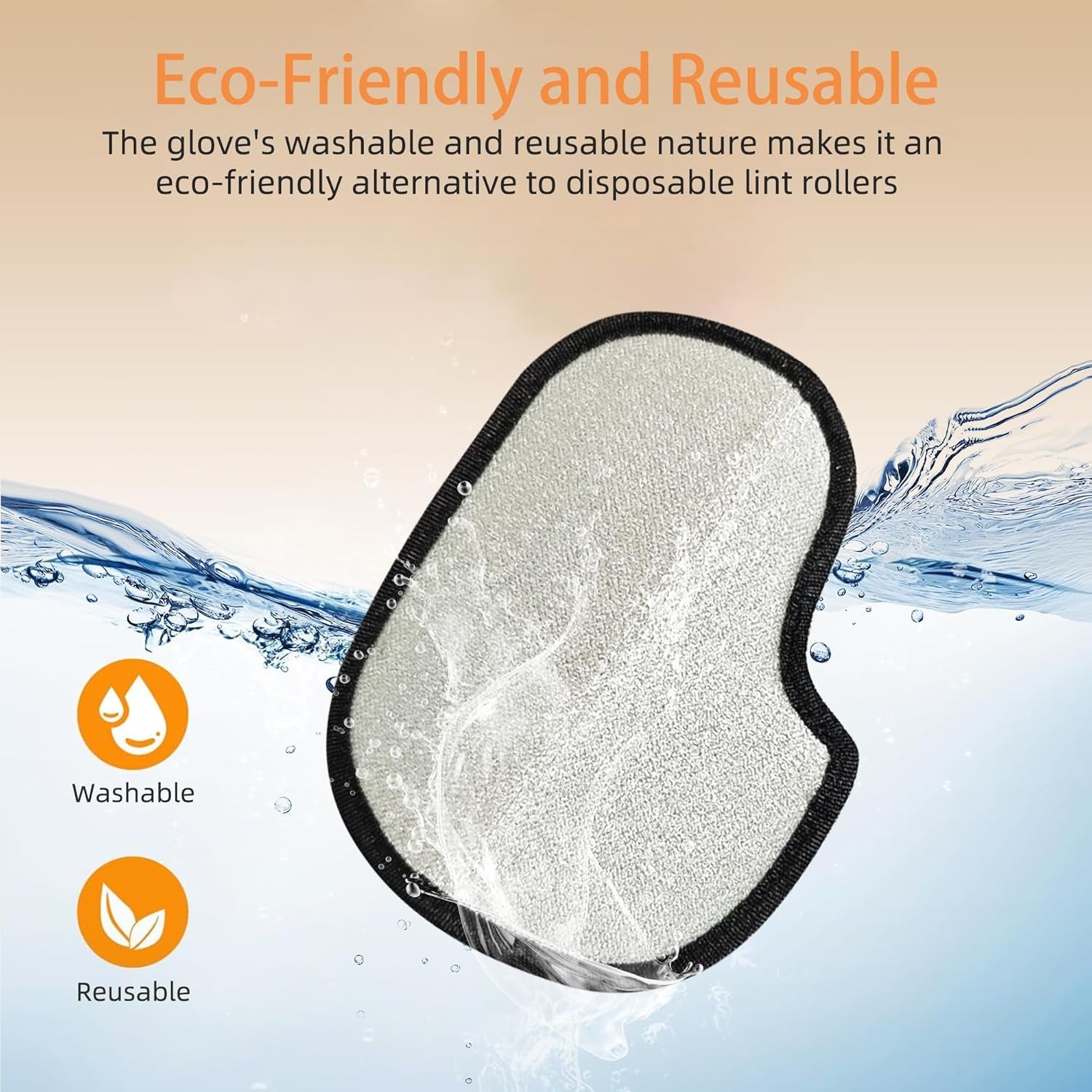 Pet Hair Removal Glove for Dogs Electrostatic Pet Gloves Hair Removal for Cats Animal Fur Grooming Mitt Reusable Magic Brush Hair Remover Tool for Carpet, Clothing, Laundry, Couch, Car Seat