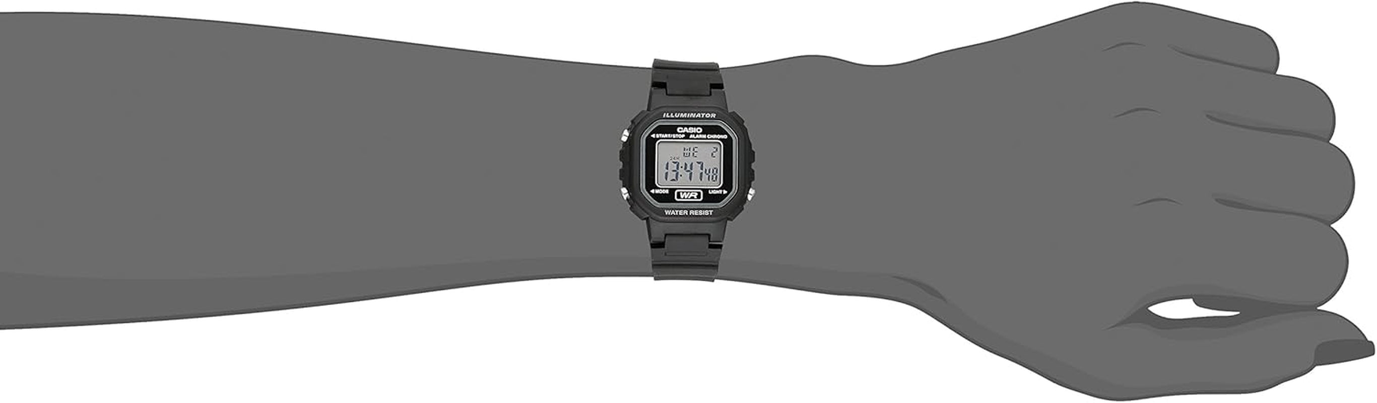 LA20WH Series | Women'S Digital Watch | Water Resistant | LED Light | Auto Calendar | Date Display | 1/100 SEC Stopwatch | Regular Time Keeping (HR, Min, SEC, PM, Date, Day) | 5 Yr Batt