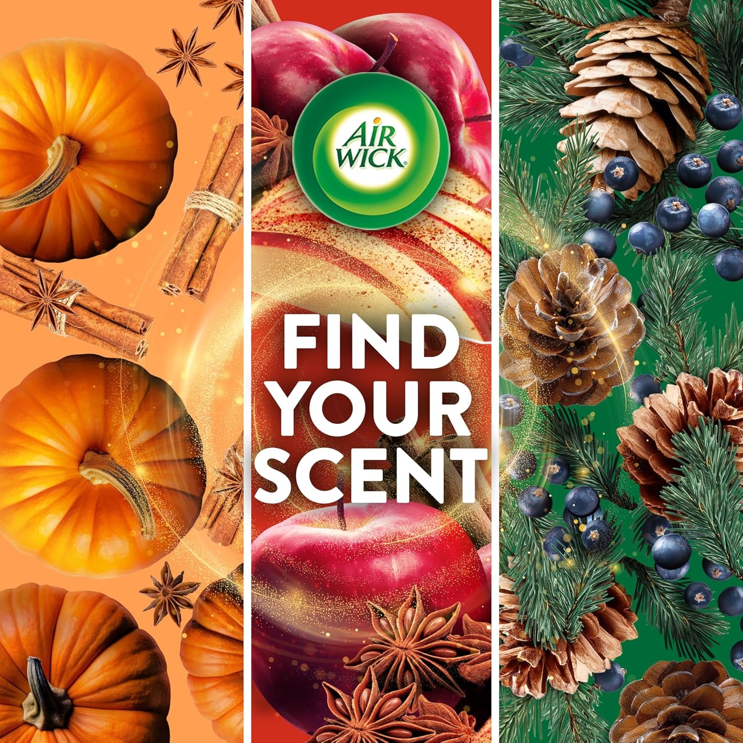 Plug in Scented Oil Refill, 5 Ct, Brown Sugar and Vanilla, Air Freshener, Essential Oils, Fall Scent, Fall Decor