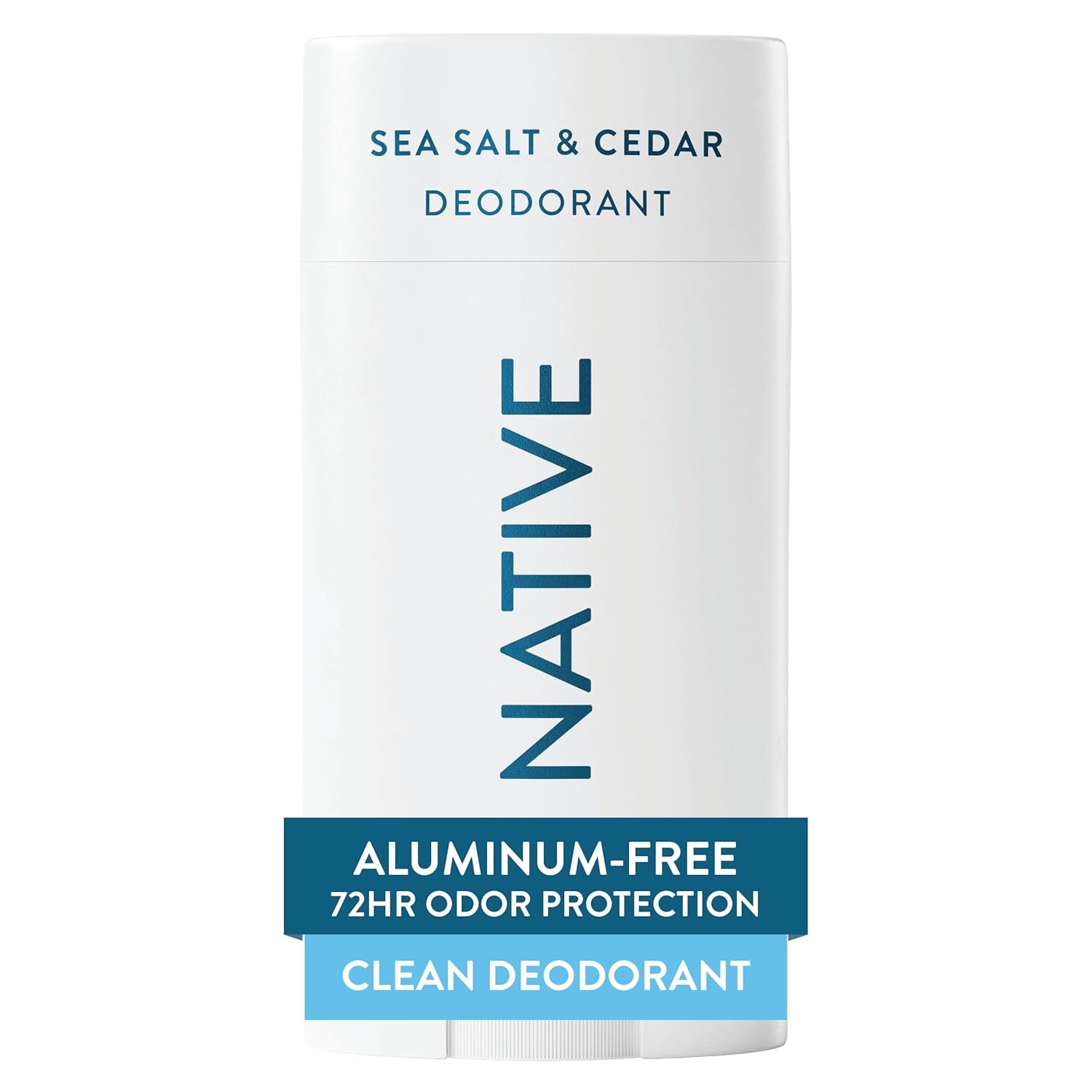 Deodorant Contains Naturally Derived Ingredients, 72 Hour Odor Control, Deodorant for Women and Men, Aluminum Free, Unscented 2.65Oz