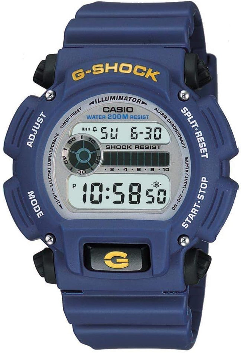 DW9052 Series | Men’S Digital Watch | G-Shock | 1/100 SEC Stop Watch | Countdown Timer | LED Light | 200M WR | Shock Resistant | Multi Alarm | Auto Calendar | Dual Time | 2 Yr Batt
