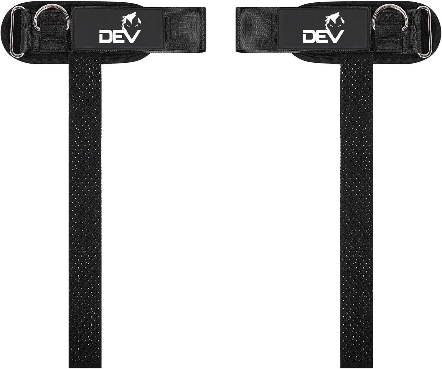 Weight Lifting Straps with Cuffed D Ring, Wrist Support for Men, Heavy Duty Thick Comfortable Lifting Straps, Secure Fit, Enhanced Grip, Straps for Weightlifting & Gym Training, Black