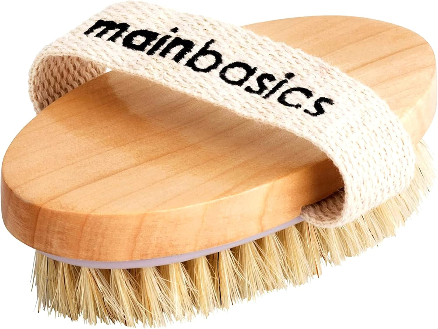 Dry Brushing Body Brush for Lymphatic Drainage, Dry Skin, Cellulite, Blood Circulation with Exfoliating Natural Bristles and Massage Nodes for Flawless Skin
