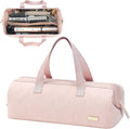 Hair Tools Travel Carrying Bag, Portable Hair Air Wrap Dryer Case, Hair Dryer/Curling Iron/Airstraight Attachment Organizer, Pink